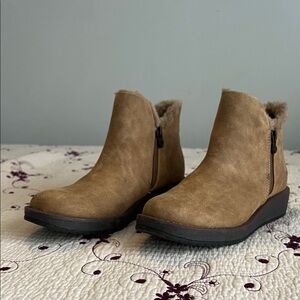 Cozy Tan Ankle Booties